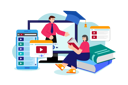 پیش‌نمایش فایل digital-education-5727891 از پک آموزش آنلاین