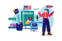 پیش‌نمایش فایل english-lesson-5727888 از پک آموزش آنلاین