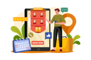 پیش‌نمایش فایل boy-booking-hotel-5969271 از پک تعطیلات و سفر