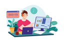 پیش‌نمایش فایل man-listening-to-the-podcast-while-working-6024681 از پک پادکست زنده