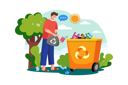 پیش‌نمایش فایل man-picking-up-trash-6074477 از پک محیط‌زیست جهان