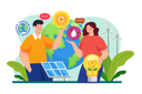 پیش‌نمایش فایل people-are-protecting-nature-by-using-eco-energy-6074471 از پک محیط‌زیست جهان