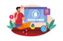 پیش‌نمایش فایل access-denied-6074339 از پک حالت‌های خالی (UI)