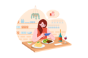 پیش‌نمایش فایل expert-foodie-trying-food-and-makes-review-6170158 از پک غذا و نوشیدنی