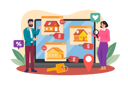 پیش‌نمایش فایل a-couple-searching-house-to-rent-on-a-laptop-6217598 از پک اجاره خانه آنلاین