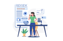 پیش‌نمایش فایل blogger-woman-trying-food-and-making-review-6217487 از پک غذا و نوشیدنی