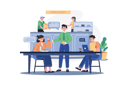 پیش‌نمایش فایل colleagues-meeting-at-the-food-court-6217496 از پک غذا و نوشیدنی