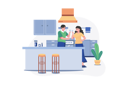 پیش‌نمایش فایل couple-holding-wineglasses-in-hands-stand-at-kitchen-desk-with-fruits-6217492 از پک غذا و نوشیدنی