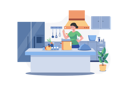 پیش‌نمایش فایل girl-cooking-food-at-the-kitchen-desk-6217502 از پک غذا و نوشیدنی
