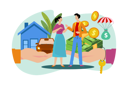 پیش‌نمایش فایل a-couple-with-a-mortgage-loan-6217523 از پک عملیات وام‌دهی