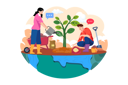 پیش‌نمایش فایل couple-planting-tree-6257837 از پک حفاظت از محیط‌زیست