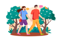 پیش‌نمایش فایل couple-walking-in-the-woods-6257852 از پک حفاظت از محیط‌زیست