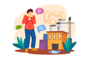 پیش‌نمایش فایل environmental-pollution-from-industrial-plants-6257849 از پک حفاظت از محیط‌زیست