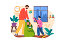 پیش‌نمایش فایل father-and-son-are-collecting-garbage-at-home-6257851 از پک حفاظت از محیط‌زیست
