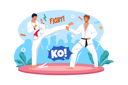 پیش‌نمایش فایل boys-doing-karate-training-6310540 از پک فعالیت ورزشی