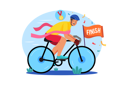پیش‌نمایش فایل cyclist-finishing-race-6310536 از پک فعالیت ورزشی