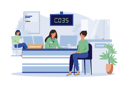 پیش‌نمایش فایل bank-consultant-working-with-customers-6310488 از پک پشتیبانی مشتریان