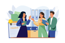 پیش‌نمایش فایل young-assistants-provide-helpful-financial-information-to-customers-6310487 از پک پشتیبانی مشتریان