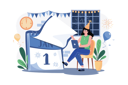 پیش‌نمایش فایل a-girl-greeting-a-new-years-eve-6673562 از پک شب سال نو