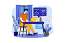 پیش‌نمایش فایل a-boy-studying-from-home-during-quarantine-6673691 از پک مردم در قرنطینه