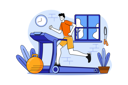 پیش‌نمایش فایل boy-running-on-treadmill-6673687 از پک مردم در قرنطینه
