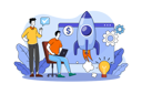 پیش‌نمایش فایل guys-are-launching-a-startup-on-a-virtual-screen-6765207 از پک فعالیت‌های تجاری