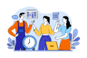 پیش‌نمایش فایل people-making-schedule-together-6765215 از پک فعالیت‌های تجاری