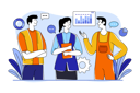 پیش‌نمایش فایل workers-are-discussing-their-future-project-6765201 از پک فعالیت‌های تجاری