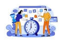 پیش‌نمایش فایل business-team-managing-task-schedule-6765182 از پک تیم‌های محصول