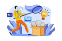 پیش‌نمایش فایل businessman-catching-business-idea-6765181 از پک تیم‌های محصول