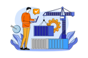 پیش‌نمایش فایل man-loading-goods-in-container-6840053 از پک خرید آنلاین