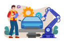 پیش‌نمایش فایل automated-car-production-6818320 از پک اتوماسیون تولید