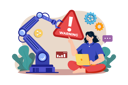 پیش‌نمایش فایل automatic-machine-giving-warning-6818307 از پک اتوماسیون تولید