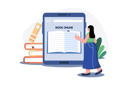 پیش‌نمایش فایل online-book-reading-6921044 از پک آموزش آنلاین