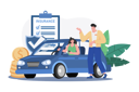 پیش‌نمایش فایل beautiful-young-woman-in-a-car-is-talking-to-a-car-insurance-salesman-6920986 از پک نمایشگاه خودرو