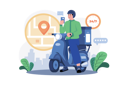پیش‌نمایش فایل delivery-man-on-a-motorbike-6985299 از پک خرید آنلاین