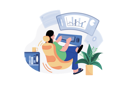 پیش‌نمایش فایل woman-doing-multitasking-while-working-from-home-6986155 از پک کار از راه دور