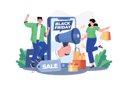 پیش‌نمایش فایل black-friday-sale-announcement-7118130 از پک تبلیغ جشنواره