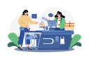 پیش‌نمایش فایل girl-doing-payment-at-the-checkout-counter-7118128 از پک تبلیغ جشنواره