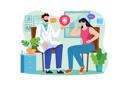 پیش‌نمایش فایل patient-talking-to-the-doctor-in-the-clinic-7131171 از پک سلامت و پزشکی