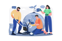 پیش‌نمایش فایل people-are-planting-trees-around-the-globe-7345179 از پک محیط‌زیست جهان