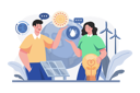 پیش‌نمایش فایل people-are-protecting-nature-by-using-eco-energy-7345178 از پک محیط‌زیست جهان