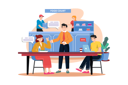 پیش‌نمایش فایل colleagues-meeting-at-the-food-court-7345203 از پک غذا و نوشیدنی