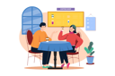 پیش‌نمایش فایل couple-drinking-coffee-in-a-coffee-shop-7345198 از پک غذا و نوشیدنی
