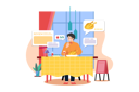 پیش‌نمایش فایل expert-foodie-trying-food-and-makes-review-7345197 از پک غذا و نوشیدنی