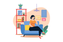 پیش‌نمایش فایل female-sit-on-armchair-holding-wineglass-in-hand-7345196 از پک غذا و نوشیدنی