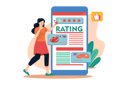 پیش‌نمایش فایل girl-make-rating-on-the-food-app-7345213 از پک غذا و نوشیدنی