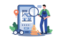 پیش‌نمایش فایل a-man-finding-a-house-for-rent-on-a-mobile-app-7390764 از پک خانه‌های اجاره‌ای