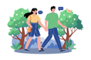 پیش‌نمایش فایل couple-walking-in-the-woods-7390803 از پک حفاظت از محیط‌زیست