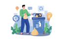 پیش‌نمایش فایل man-putting-waste-in-garbage-7390789 از پک حفاظت از محیط‌زیست